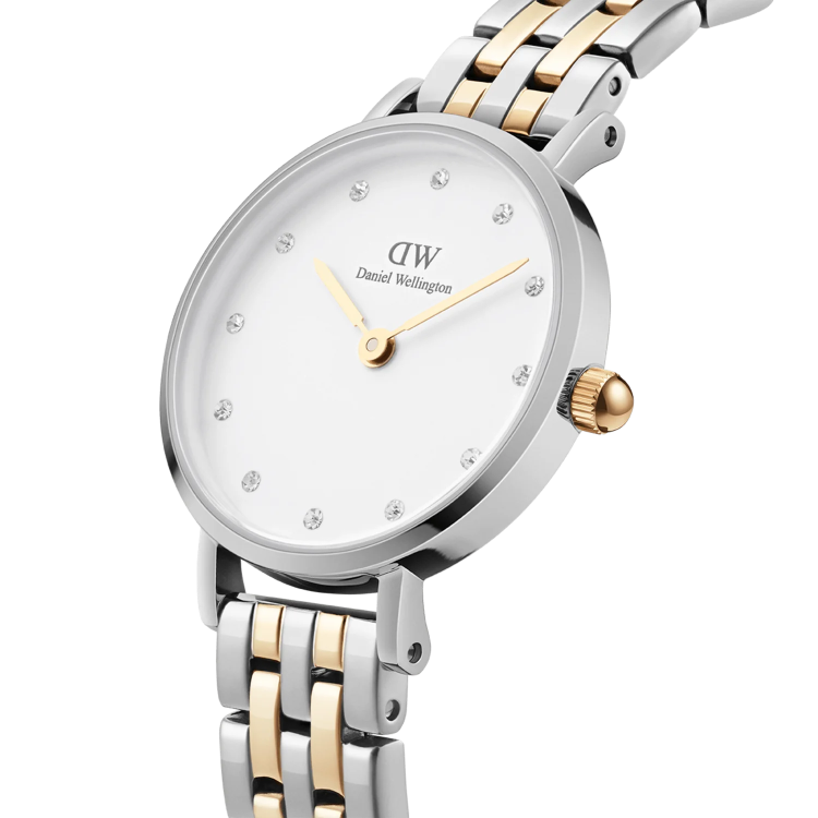 DANIEL WELLINGTON Petite Lumine 5-link Two Tone Stainless Steel Bracelet 