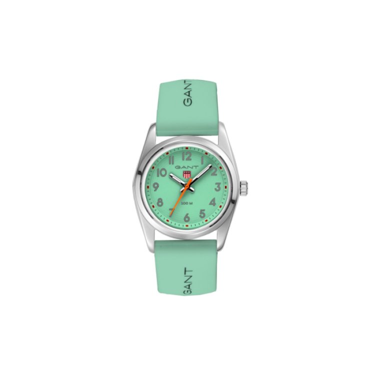 GANT GRADUATE Mint Green Silicone Strap