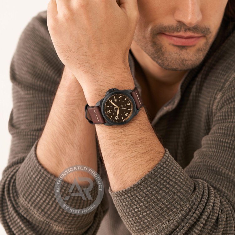 FOSSIL Bronson Dark Brown Eco Leather