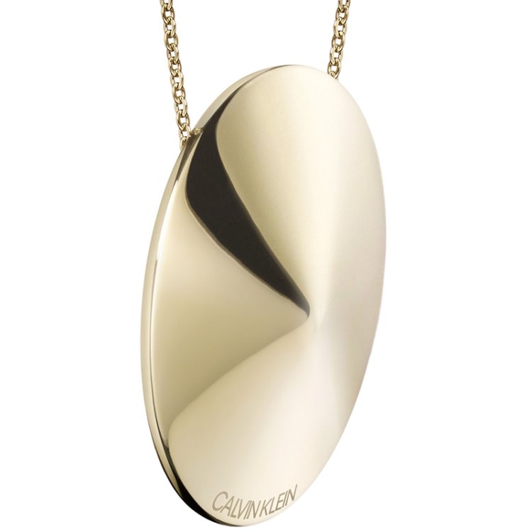 CALVIN KLEIN NECKLACE SPINNER Stainless Steel Gold