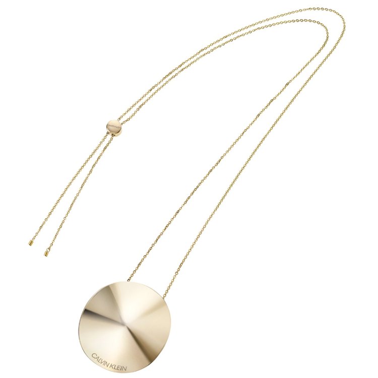 CALVIN KLEIN NECKLACE SPINNER Stainless Steel Gold