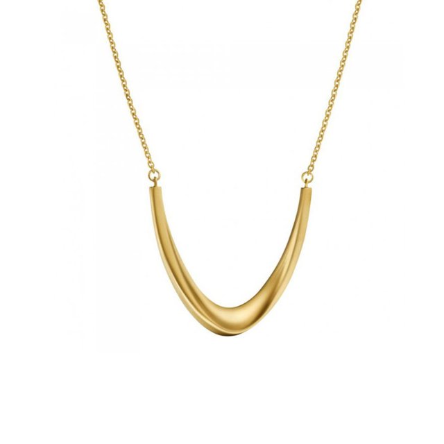 CALVIN KLEIN NECKLACE SHADE Matte Gold Stainless Steel