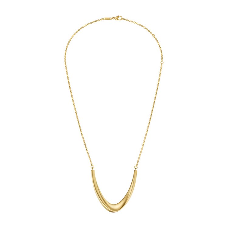 CALVIN KLEIN NECKLACE SHADE Matte Gold Stainless Steel