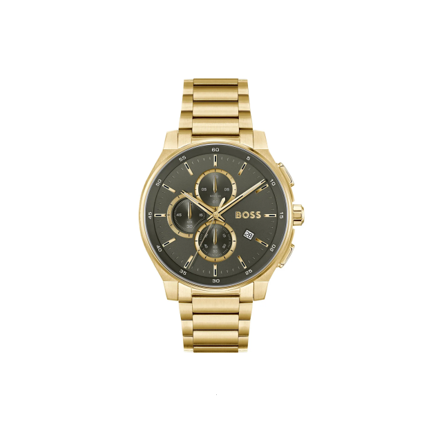 BOSS PEAK 2.0 Gold Stainless Steel Bracelet