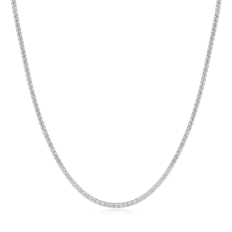 ANIA HAIE Silver Pave Necklace