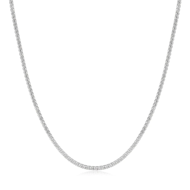 ANIA HAIE Silver Pave Necklace