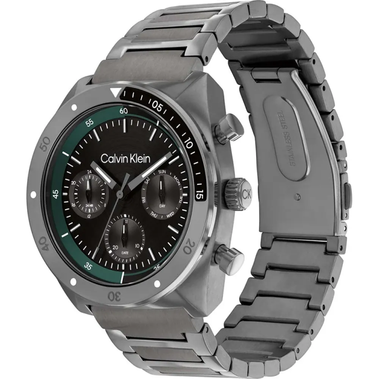 CALVIN KLEIN FLEX Grey Stainless Steel Bracelet