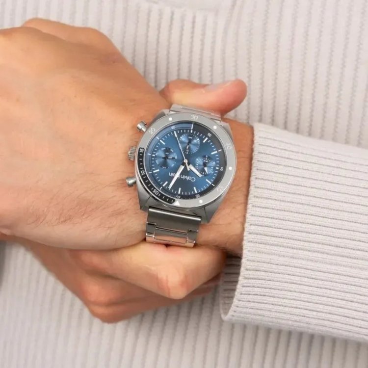 CALVIN KLEIN FLEX Silver Stainless Steel Bracelet