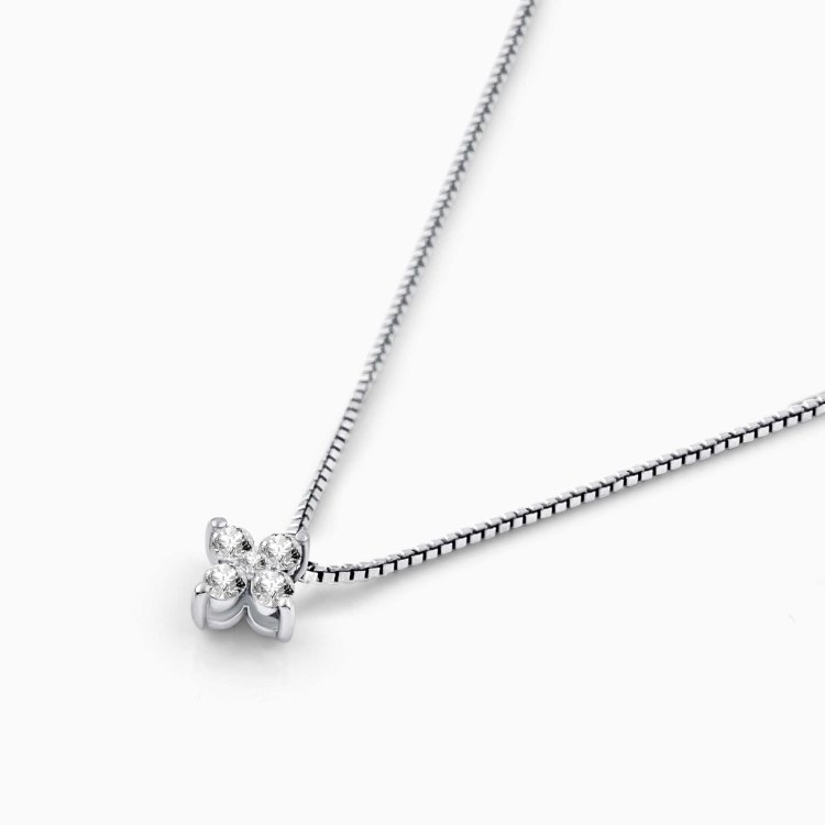 DIAMOND JOOLS Μενταγιόν Σταυρός σε Χρυσό 18Κ με Διαμάντια