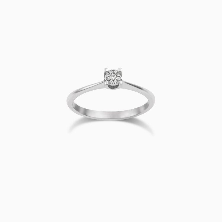 DIAMOND JOOLS Μονόπετρο Δαχτυλίδι σε Χρυσό 18Κ με Διαμάντι