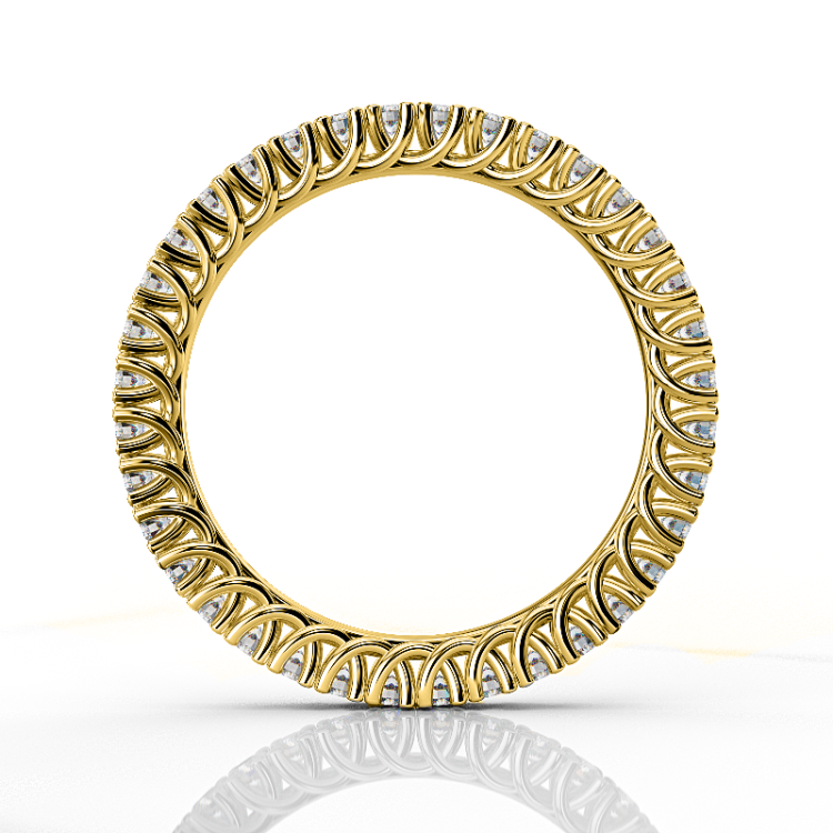 DIAMOND JOOLS Δαχτυλίδι Σειρέ σε Κίτρινο Χρυσό 18Κ με Διαμάντια