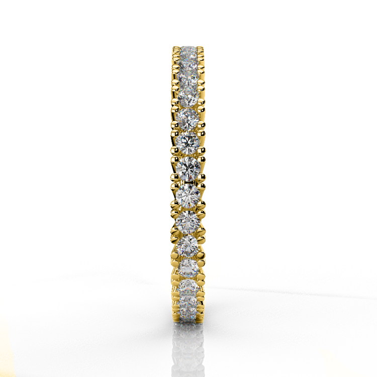 DIAMOND JOOLS Δαχτυλίδι Σειρέ σε Κίτρινο Χρυσό 18Κ με Διαμάντια