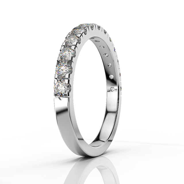 DIAMOND JOOLS Δαχτυλίδι Σειρέ σε Λευκό Χρυσό 18Κ με Διαμάντια