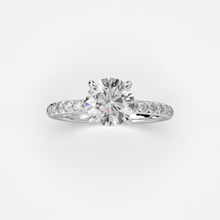 DIAMOND JOOLS Μονόπετρο Δαχτυλίδι σε Χρυσό 18Κ με Διαμάντι