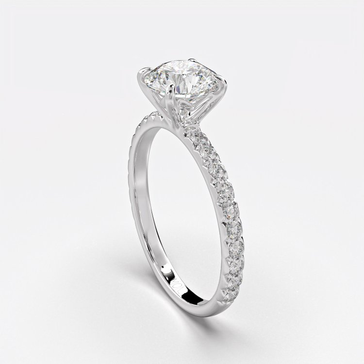 DIAMOND JOOLS Μονόπετρο Δαχτυλίδι σε Χρυσό 18Κ με Διαμάντι