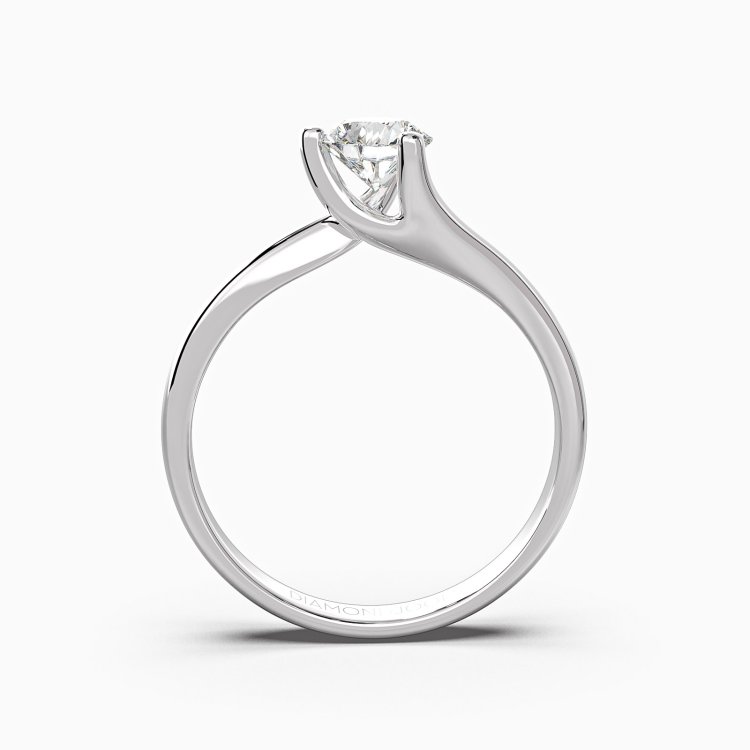 DIAMOND JOOLS Μονόπετρο Δαχτυλίδι σε Χρυσό 18Κ με Διαμάντι