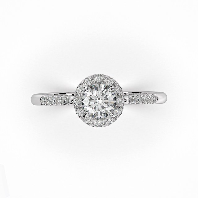 DIAMOND JOOLS Δαχτυλίδι Ροζέτα σε Χρυσό 18Κ με Διαμάντια