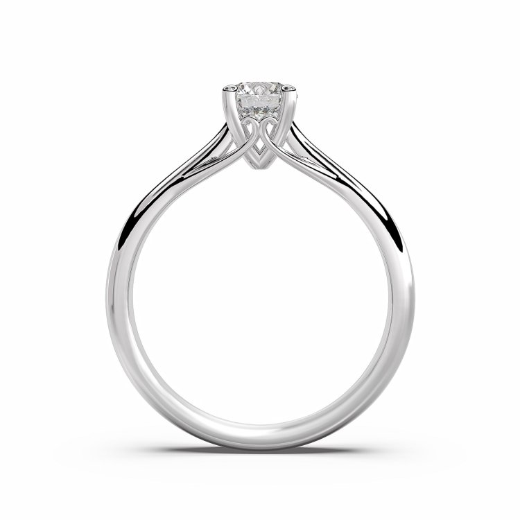 DIAMOND JOOLS Μονόπετρο Δαχτυλίδι σε Χρυσό 18Κ με Διαμάντι