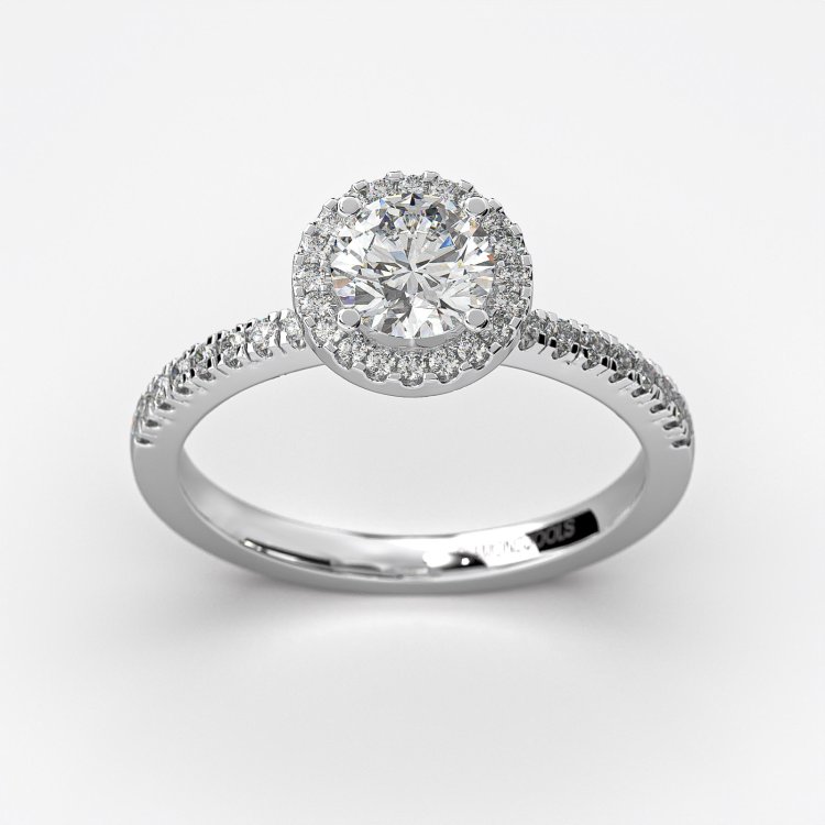 DIAMOND JOOLS Δαχτυλίδι Ροζέτα σε Χρυσό 18Κ με Διαμάντια