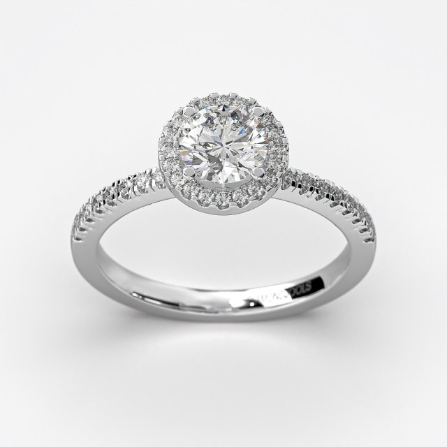 DIAMOND JOOLS Δαχτυλίδι Ροζέτα σε Χρυσό 18Κ με Διαμάντια