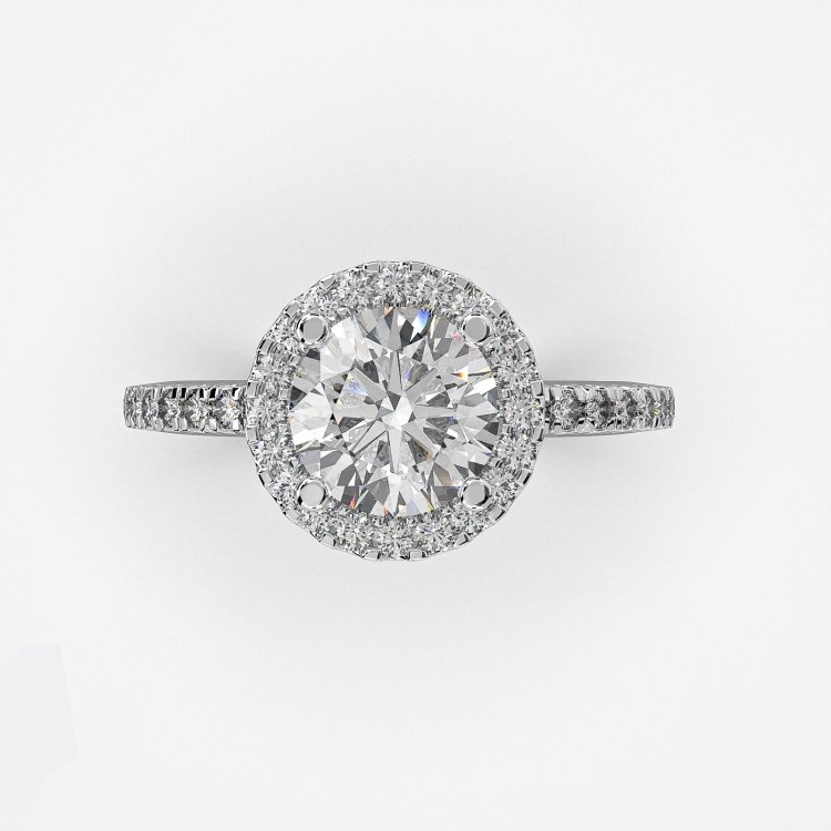 DIAMOND JOOLS Δαχτυλίδι Ροζέτα σε Χρυσό 18Κ με Διαμάντια