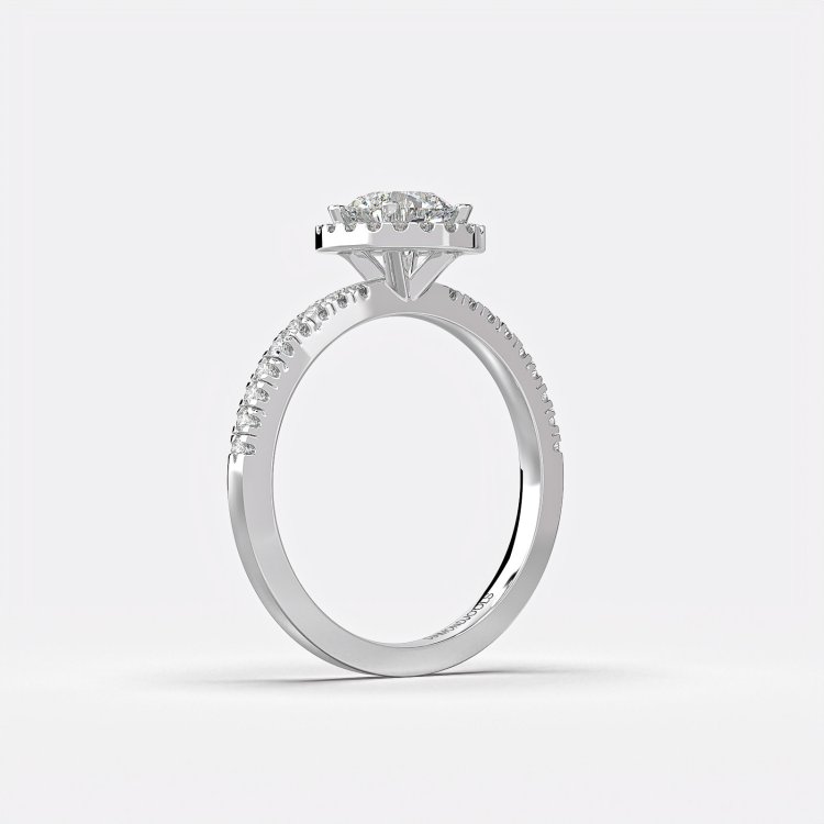 DIAMOND JOOLS Δαχτυλίδι Ροζέτα σε Χρυσό 18Κ με Διαμάντια