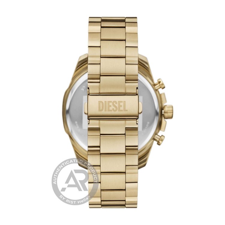 DIESEL Mega Chief Slim Chronograph Gold Stainless Steel Bracelet
