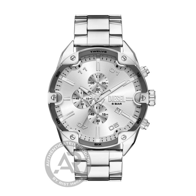 DIESEL Men's Spiked Chronograph Stainless Steel Bracelet