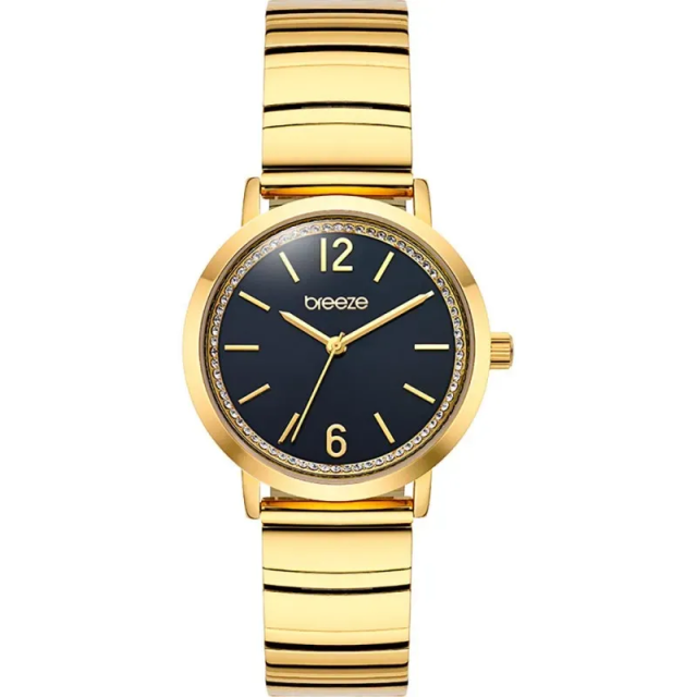 BREEZE HALO Gold Stainless Steel Bracelet