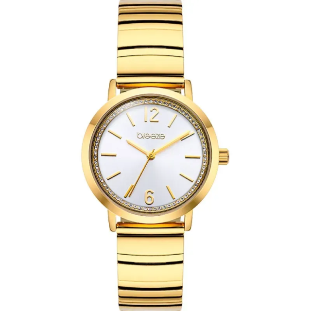 BREEZE HALO Gold Stainless Steel Bracelet