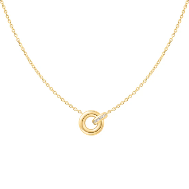 ANIA HAIE Gold Linked Necklace