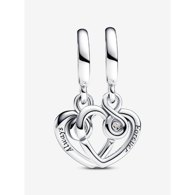 PANDORA ΜΟΜΕΝΤS Kρεμαστό Xωριζόμενο Σύμβολο Forever & Always