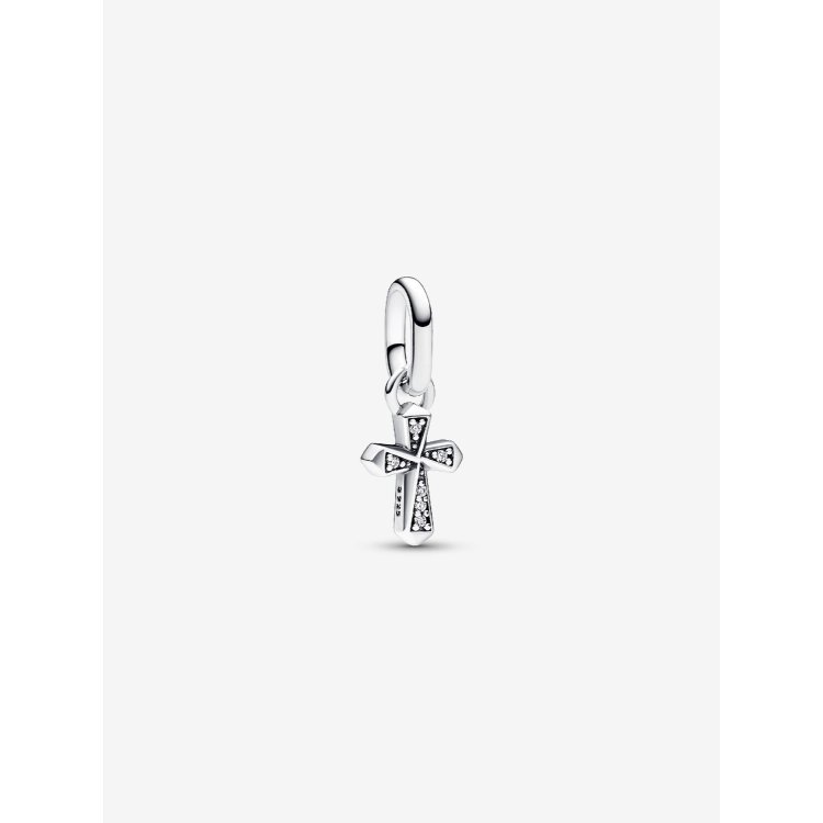 PANDORA ΜΕ / ΜΟΜΕΝΤS Μίνι Kρεμαστό Σύμβολο με Αστραφτερό Σταυρό