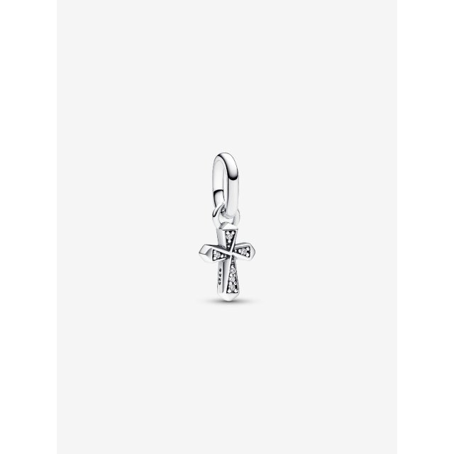 PANDORA ΜΕ / ΜΟΜΕΝΤS Μίνι Kρεμαστό Σύμβολο με Αστραφτερό Σταυρό