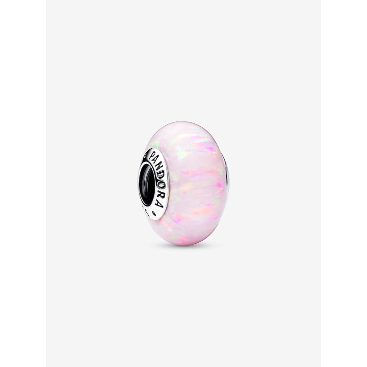PANDORA ΜΟΜΕΝΤS  Σύμβολο ασ. 925 με Ροζ Εργαστηριακό Οπάλιο