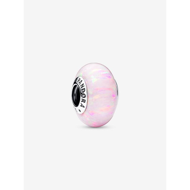 PANDORA ΜΟΜΕΝΤS  Σύμβολο ασ. 925 με Ροζ Εργαστηριακό Οπάλιο