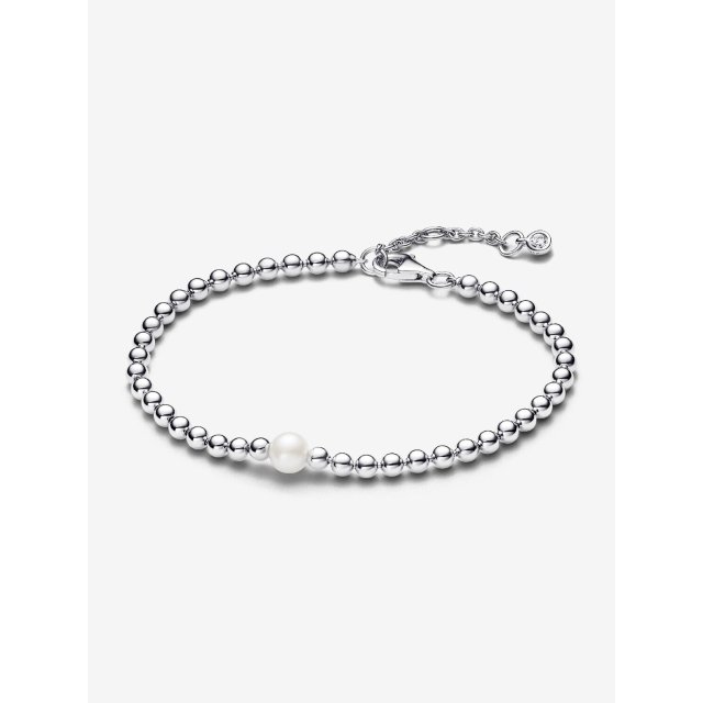 PANDORA TIMELESS Βραχιόλι με Eπεξεργασμένο, Kαλλιεργημένο Mαργαριτάρι του Γλυκού Νερού και Πέτρες