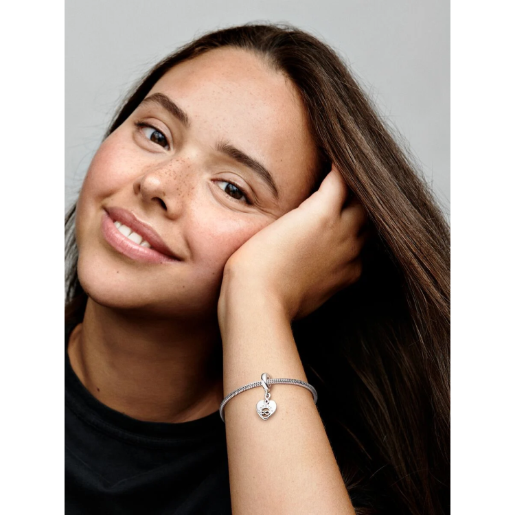 PANDORA ΜΟΜΕNTS Κρεμαστό Σύμβολο Friends Forever με Καρδιά