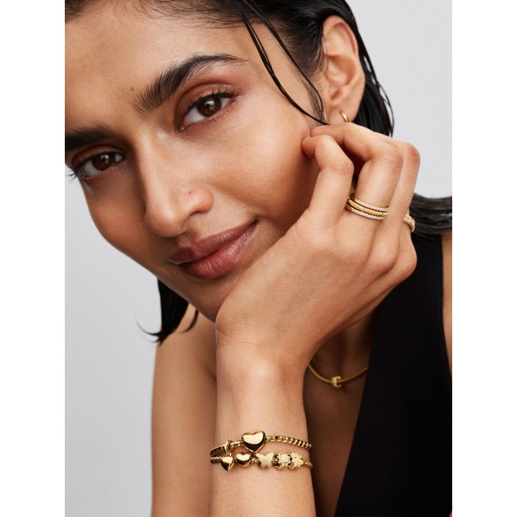 PANDORA ΜΟΜΕΝΤS Ανάγλυφο Μίνι Σύμβολο σε Σχήμα Τριφυλλιού