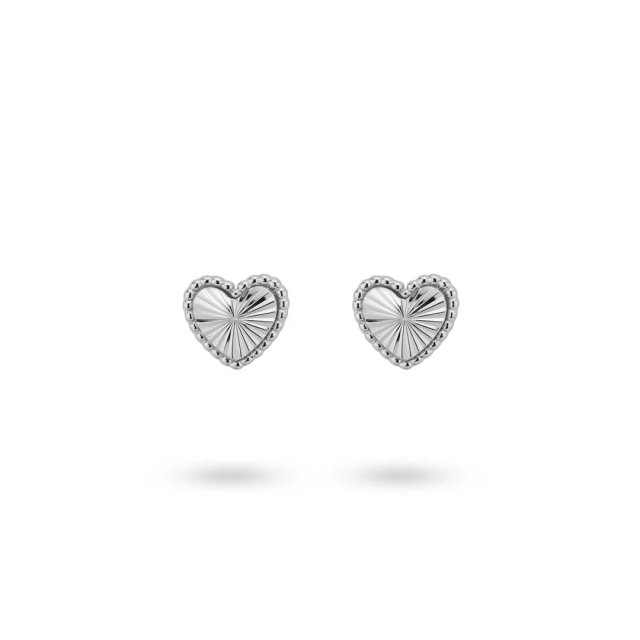 24KAE Heartshaped Earstud