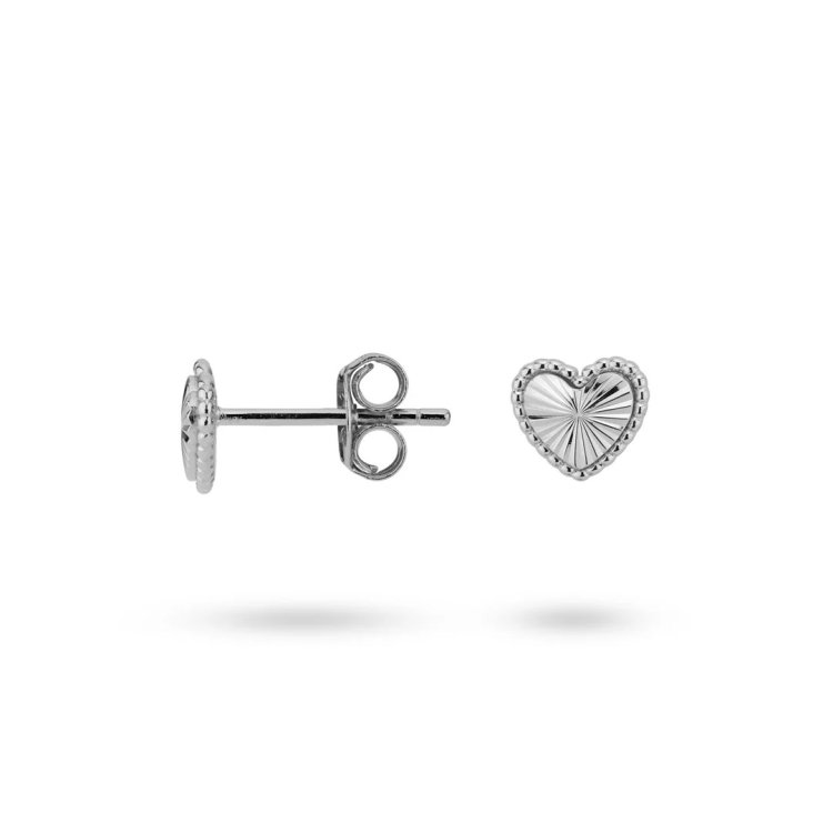 24KAE Heartshaped Earstud