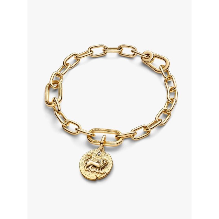 PANDORA MOMENTS Σύμβολο σε Στυλ Μενταγιόν με Λιοντάρι