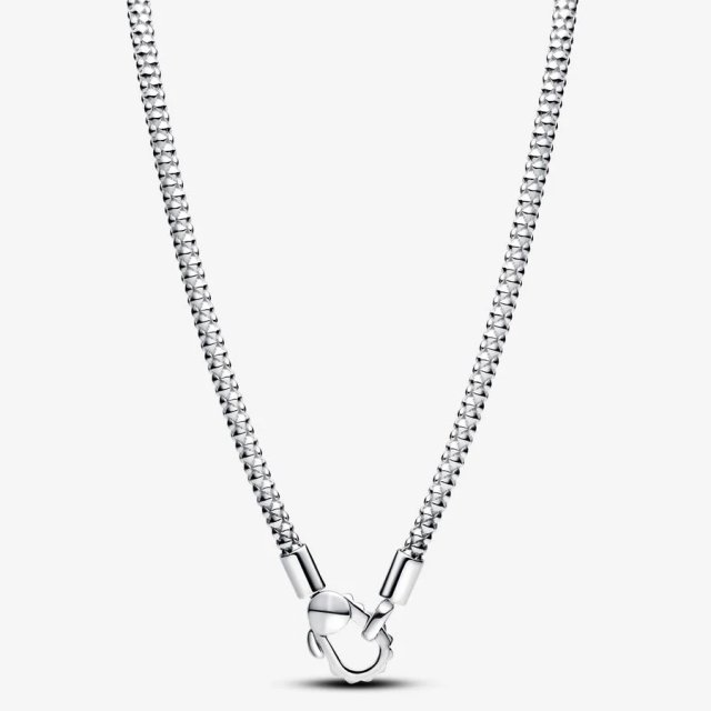 PANDORA MOMENTS Κολιέ με Κούμπωμα και Αλυσίδα με Τρουκς