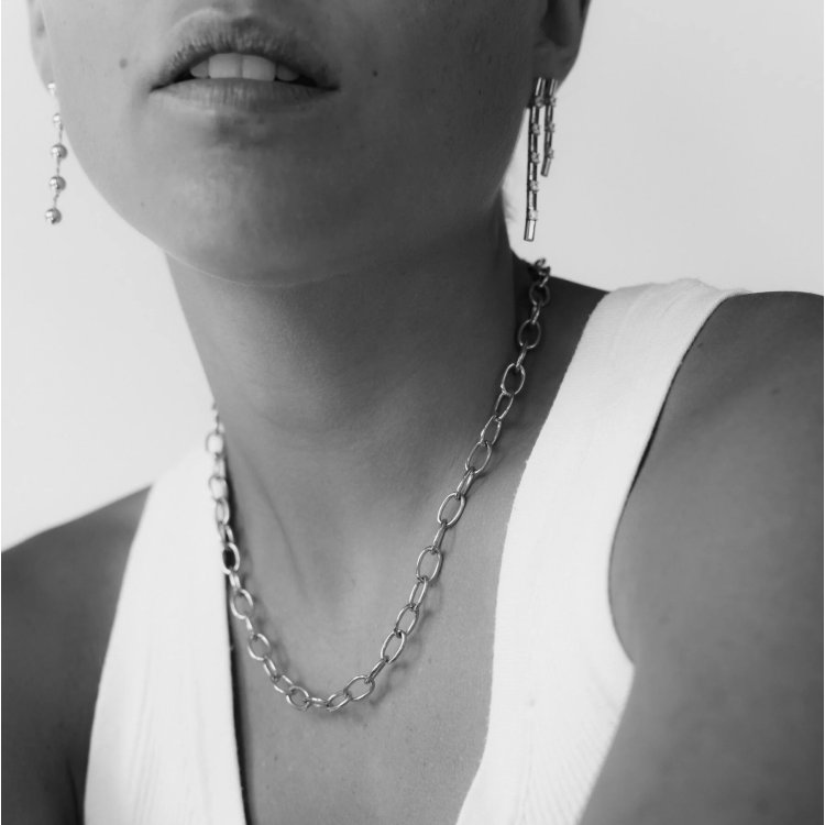 24KAE Earrings with White Stones