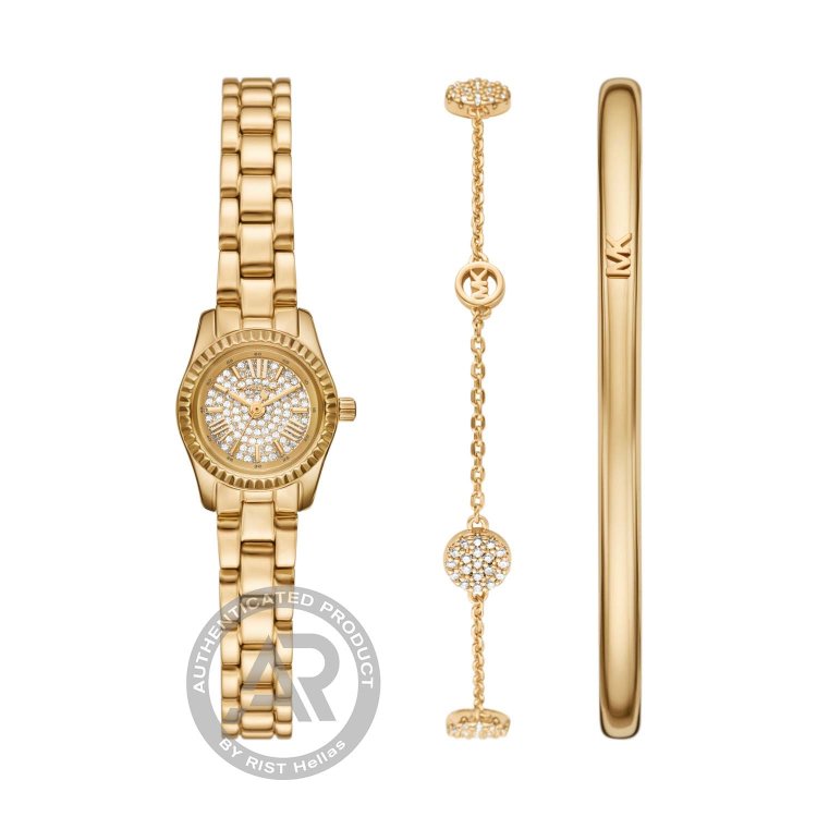 MICHAEL KORS LEXINGTON SET Gold Stainless Steel Bracelet 
