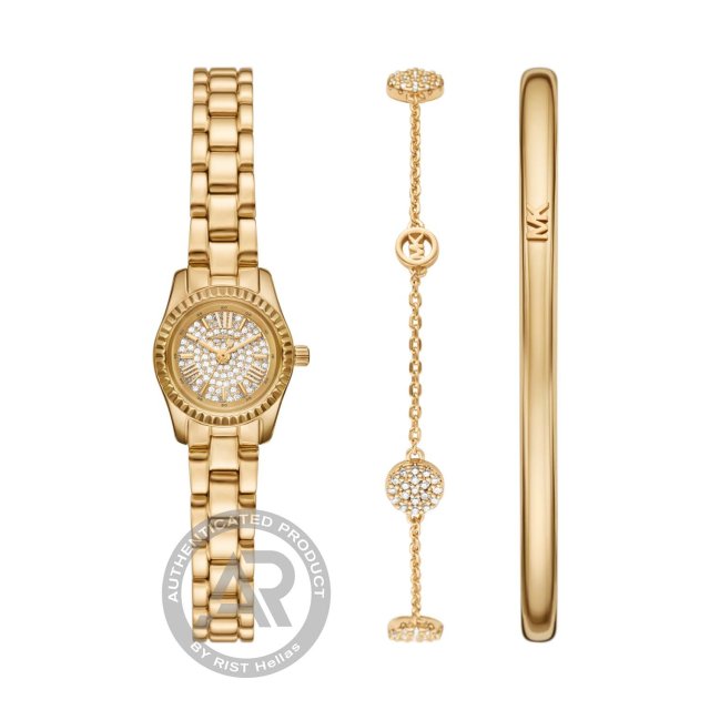 MICHAEL KORS LEXINGTON SET Gold Stainless Steel Bracelet 