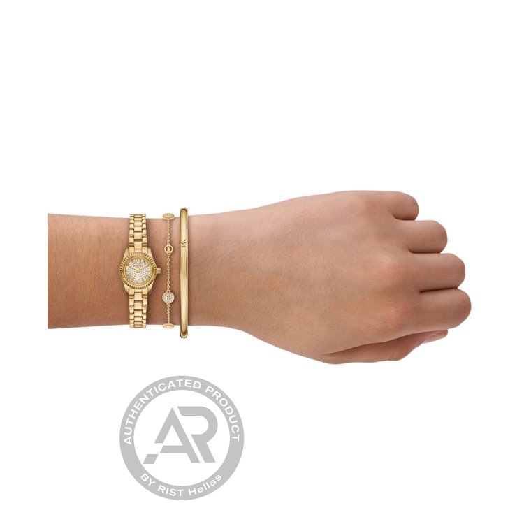 MICHAEL KORS LEXINGTON SET Gold Stainless Steel Bracelet 