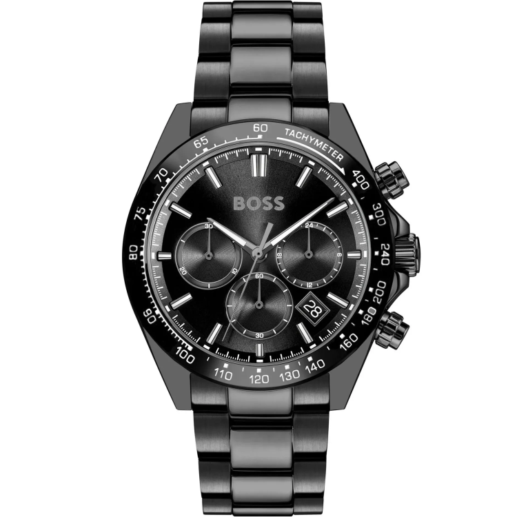 BOSS Hero Black Stainless Steel Bracelet