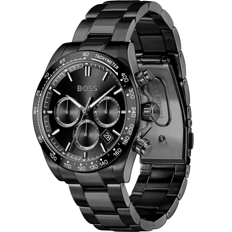BOSS Hero Black Stainless Steel Bracelet