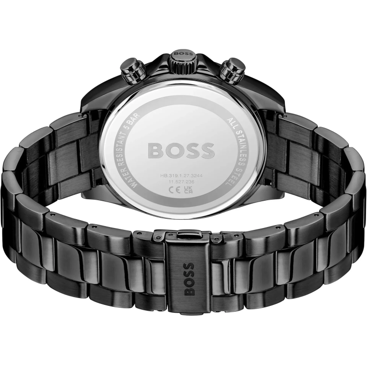 BOSS Hero Black Stainless Steel Bracelet